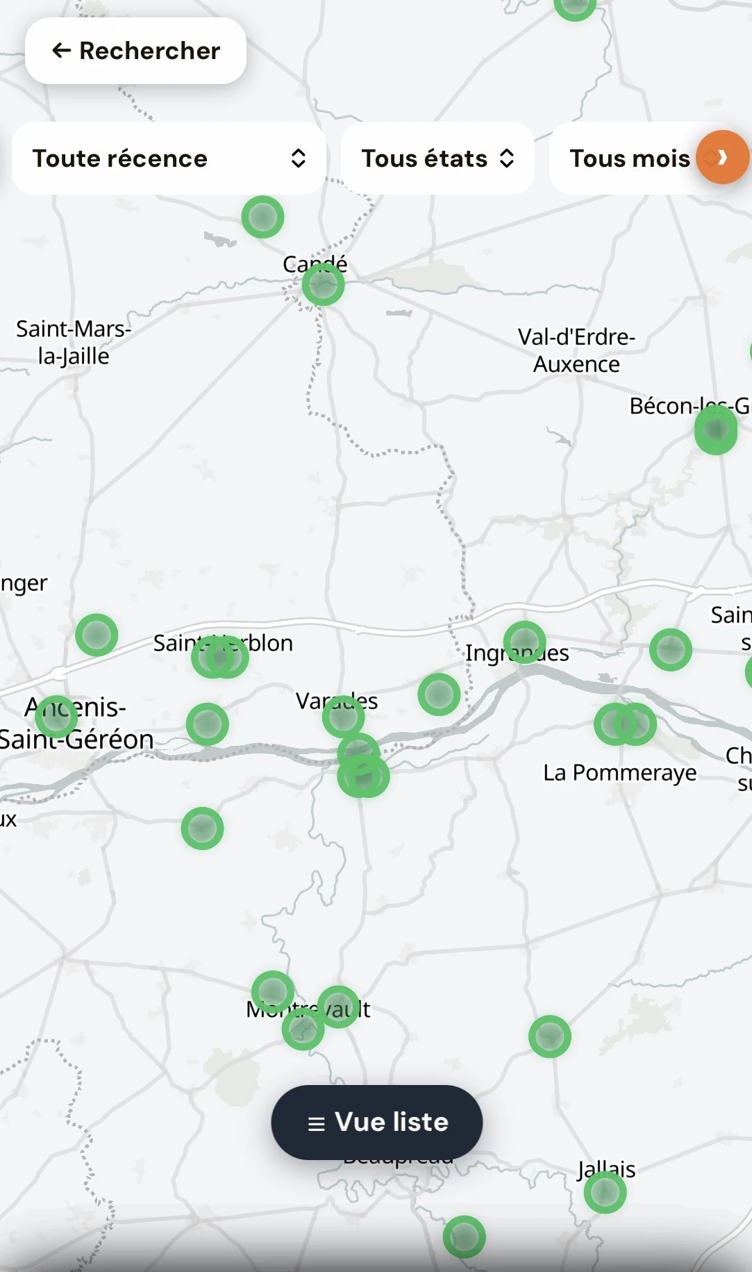 Porteo — territoires et zones de prospection
